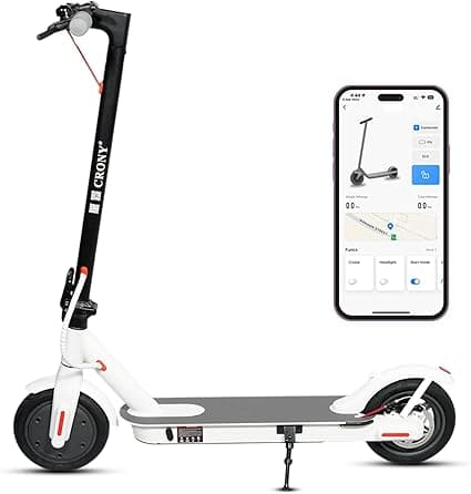 CRONY M365 Foldable Electric Scooter, Lightweight Commuter Scooter for Adults Kids, 250W Motor, Smart App Control, 25-45KM/H Max Speed, 10-25KM Range, WHITE on Amazon.ae - Price Tracker