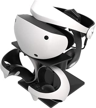 DigiCharge VR Headset Stand for PS VR 2 PSVR2 Sony Playstation VR2 / Meta Quest 2 / Quest 1 / Rift S/Valve Index / HP Reverb G2 / PICO 4 / VR Display Mount Station for Headset and Touch Controller on Amazon.ae - Price Tracker