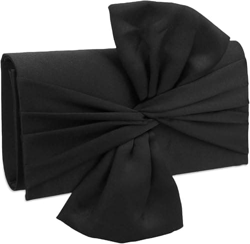 Luxury Bow Satin Clutch Purses for Women – Elegant Evening Handbag Vintage Style, Formal Wedding Party, Bridal Bridesmaid Bag, Sexy Small Wristlet Purse for Special Occasions on Amazon.ae - Price Tracker