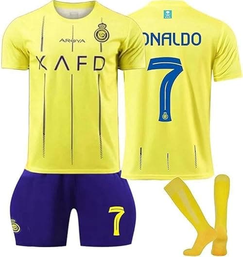 Football Jersey for Kids, #7 Soccer Jersey, World Champion Football Soccer Jersey Set, Boys Football Sportswear Set, Girls Football Training Suits, Children Best Gifts على Amazon.ae - متتبع الأسعار