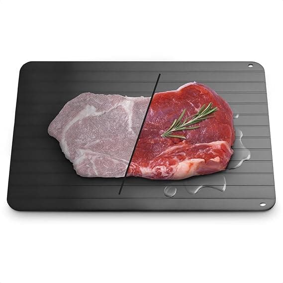 Azonee Defrosting Plate, Thawing Tray for Frozen Meat, Rapid Thaw Defrosting Tray Kitchen Gadgets - Rapid thawing tray for all meat, Meat natural defrosting board, Thaw all food items effortlessly on Amazon.ae - Price Tracker