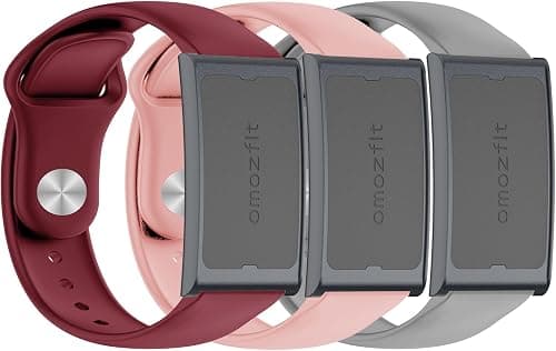 Pack of 3 Silicone Wristbands Compatible with Amazfit Helio Strap Smart Band Replacement Strap for Men and Women on Amazon.ae - Price Tracker
