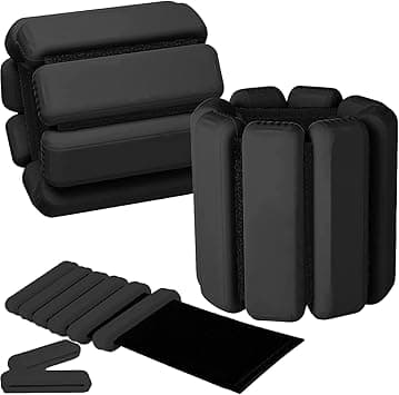 1 Pair Pilates Wrist & Ankle Weights - 1 Pound Arm & Leg Weights Set for Yoga, Dance, Pilates, Pool Practice and Jogging (Black) - Amazon.ae Price Tracker