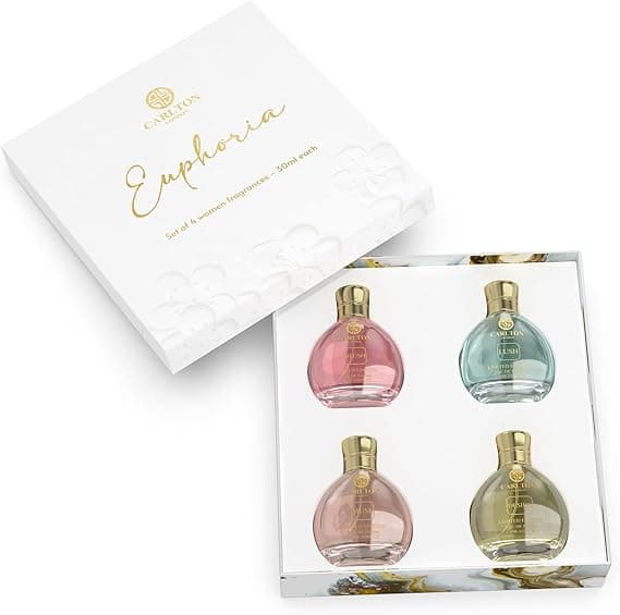 Carlton London Euphoria Perfume Gift Set for Women | Long Lasting, Luxury & Premium Fragrances | Limited Edition | Gift for women | 4 X 30 ml on Amazon.ae - Price Tracker