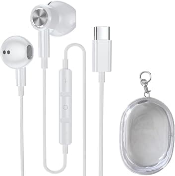 Hi-Res Extra Bass Wired Earbuds, Noise Isolating In-Ear Headphones with Mic & 3-Button Control, 3.5mm Jack fit for iPhone/Android/Huawei/Gaming (Gold-Plated Plug, TPE Cable) on Amazon.ae - Price Tracker