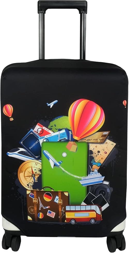 Explore Land Travel Luggage Cover Suitcase Protector Fits 18-32 Inch Luggage on Amazon.ae - Price Tracker