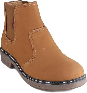Red Chief Men's Outdoor Boots – Rugged Leather Lace-Up with Padded Collar & Anti-Slip Sole | Durable, Comfortable & Stylish | Ideal for Trekking, Work & Daily Wear | RC3905 on Amazon.ae - Price Tracker