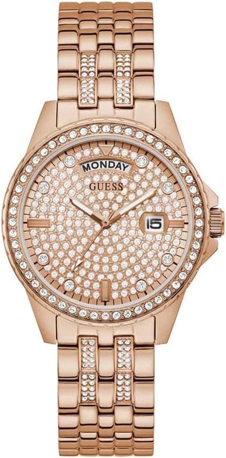 Guess Women Analogue Quartz Watch with Stainless Steel Strap GW0254L3 on Amazon.ae - Price Tracker