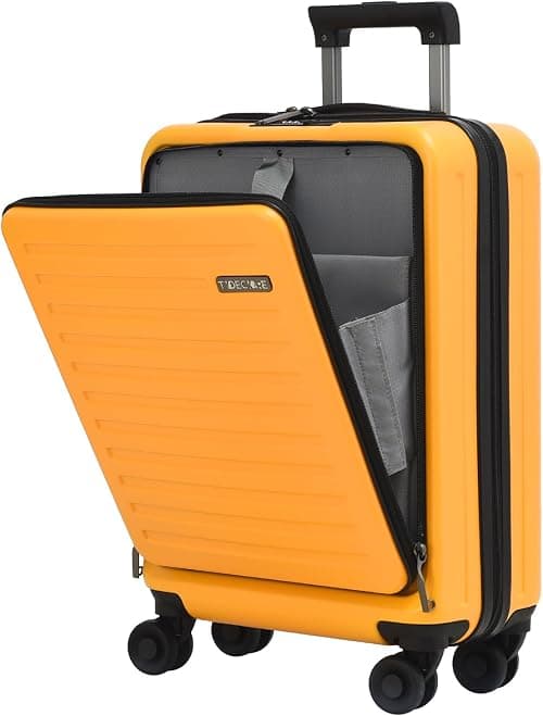 TydeCkare 20 Inch Carry On Luggage Aluminum with Front Ziiper Pocket on Amazon - Best Deal Finder