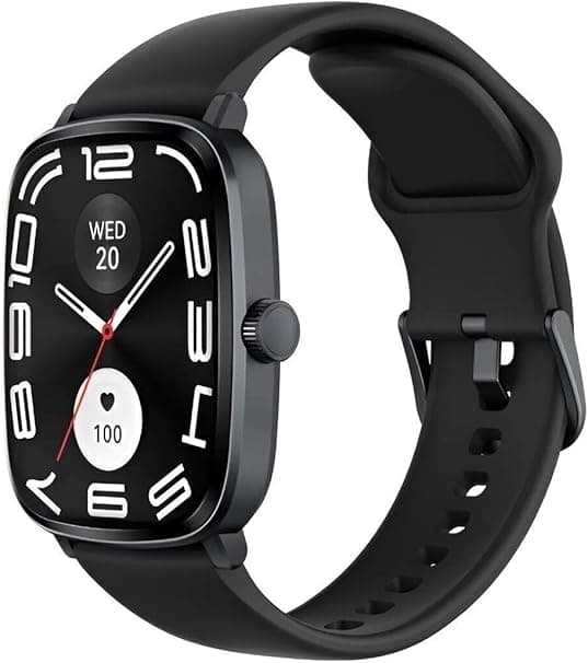 Haylou RS5 Smartwatch, 2.01" AMOLED Display with Silicone & Braided Straps,Over 150 Watch Faces, Bluetooth Call With One Switch and 150+ Workout Modes, Health Management and 9-Day Battery Life - Black on Amazon.ae - Price Tracker
