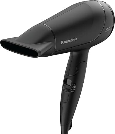 Panasonic Hair Dryer with Heat Protection Mode, Powerful Fast Drying &amp; Smooth Finish, 2000W, Cool Shot, Styling Nozzle, Foldable Handle, Blow Dryer, Hair Blower, EH-ND65, Black on Amazon.ae - Price Tracker