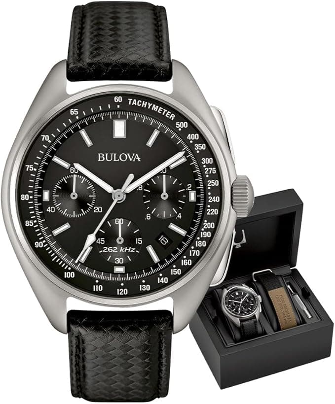 Bulova Herren Armbanduhr Lederband Moon on Amazon.ae - Price Tracker