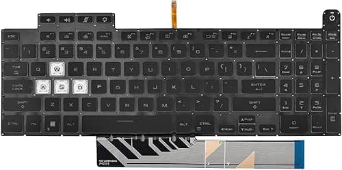 KBRPARTS Replacement Backlit Keyboard for ASUS TUF A15 F15 FA507 FX507 FX507R A17 FA707 F17 FX707 & TUF Dash F15 FX517 Series Laptop with Per-Key RGB Colorful Keyboard US Layout on Amazon.ae - Price Tracker
