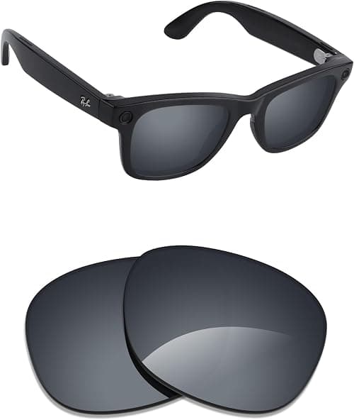 Alphax Transition Replacement Lenses for Ray-Ban Meta Wayfarer RW4006 / RW4012 50mm (Gen 2) Sunglasses | Precision Cutting على Amazon.ae - متتبع الأسعار