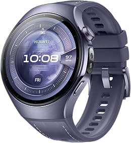 HUAWEI WATCH 5 46mm Smartwatch, Multi-sensing X-TAP technology, Real-Time Fingertip Blood Oxygen, Health Glance, eSIM, 2-Battery Modes, Intuitive Smart Gestures, Compatible with iOS & Android, Purple - Best Deal Finder