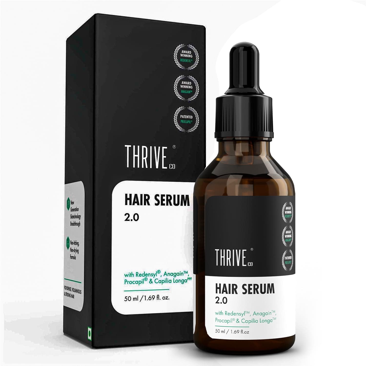 ThriveCo Hair Growth Serum | with Rosemary, Redensyl, Anagain & Procapil For Hair Fall Control | For Men & Women | 50ml on Amazon.ae - Price Tracker