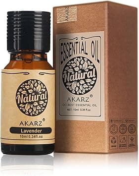 AKARZ Lavender Essential Oil Natural Organic Lavender Oil for Skin Body Hair Care,Diffuser, Candle,Soap,Making, DIY,Massage Aroma 10ml on Amazon.ae - Price Tracker