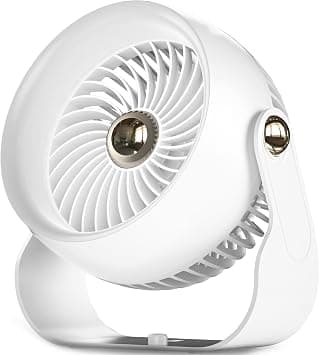 Anspect Desk Fan, 6 Inch Quiet Air Circulator Fan, 4 Speeds with Strong Airflow, 270° Rotate Portable Fan For Bedroom Home Office Desktop Travel on Amazon.ae - Price Tracker