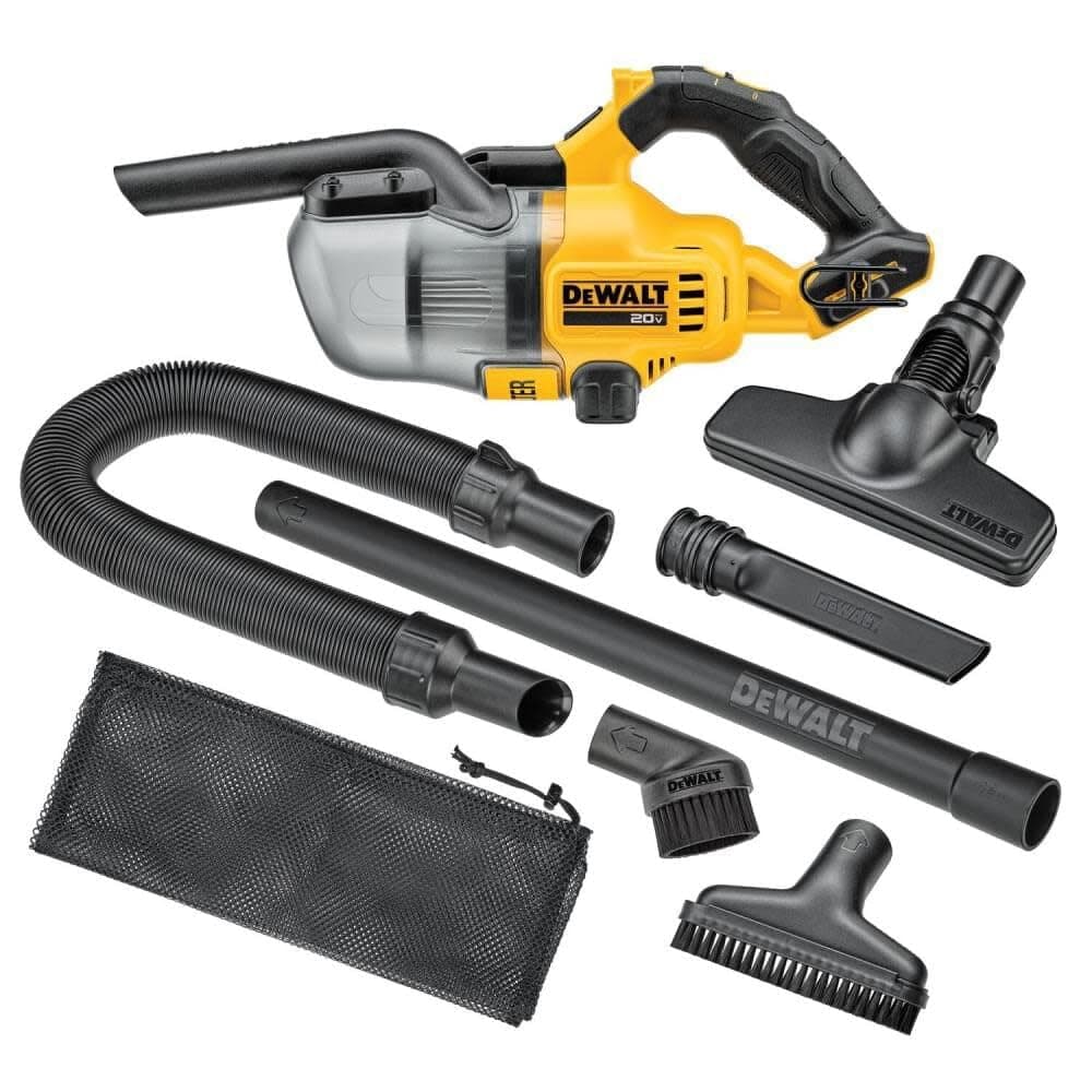 DEWALT 20V Vacuum, Cordless Handheld Vacuum, HEPA, Battery Not Included (DCV501HB), Yellow on Amazon.ae - Price Tracker
