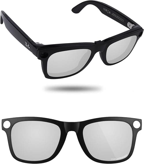 Fiskr Polarized Clip-On Sunglass Compatible with Ray-Ban Meta Wayfarer RW4006 & Gen 2 RW4012 (Size 50-22) - UV Protection على Amazon.ae - متتبع الأسعار