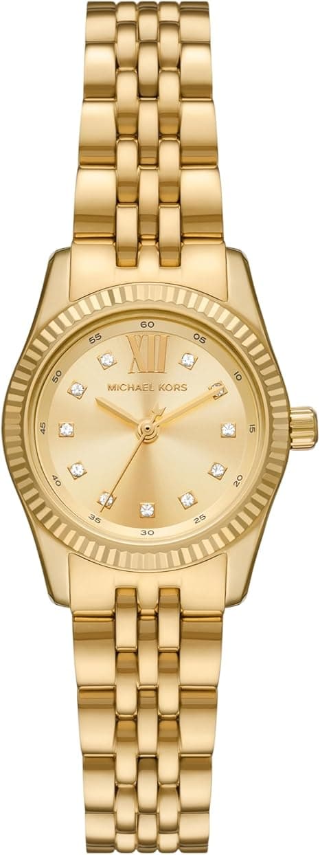 Michael Kors Women's Lexington Gold-Tone Stainless Steel Bracelet Watch (Model: MK4741), Gold, One Size, Watch on Amazon.ae - Price Tracker
