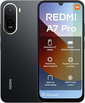 Xiaomi Redmi A7 Pro Smartphone 4+64GB, 6.9" Immersive Display, 800nits Super Sunlight Display, 120Hz High Refresh Rate, Black-UAE Type Approved on Amazon.ae - Price Tracker