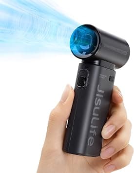 JISULIFE Portable Handheld Fan Life9, Turbo Airflow, Up to 18H Runtime على Amazon.ae - متتبع الأسعار