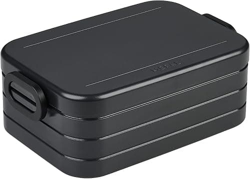 Mepal – Lunch Box Take a Break Midi – Lunch Box to Go - for 2 Sandwiches or 4 Slices of Bread – Suitable for The Dishwasher - 900 ml - Nordic Black على Amazon.ae - متتبع الأسعار