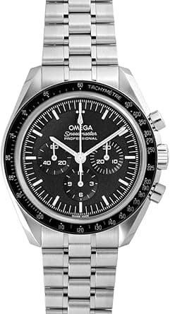 Omega 2021 Omega 310.30.42.50.01.002 Speedmaster Moon Watch, Professional, Hand-wound, See-Through Back, Chronograph, Black, Water Resistant to 5 ATM on Amazon.ae - Price Tracker