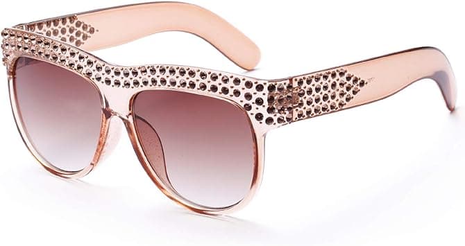 Diamond-encrusted Big Box Sunglasses Style Fashion for Party Banquet Decoration Sunglasses for Women (Color : Coffee) on Amazon.ae - Price Tracker