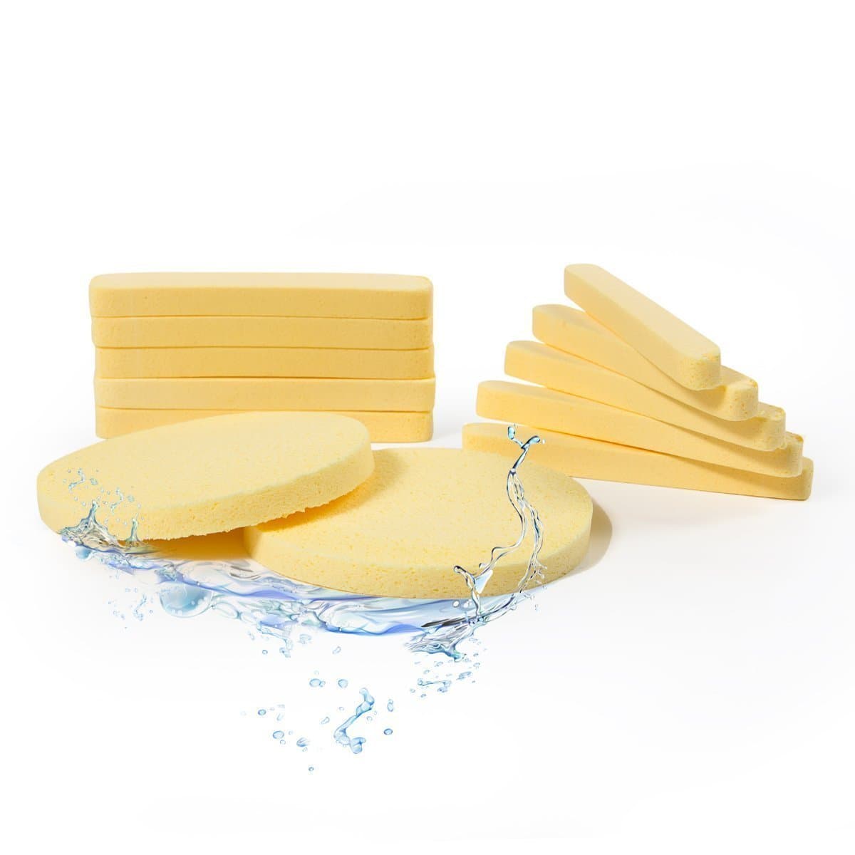 APPEARUS Facial Sponges | 60 Count | PVA Compressed Face Sponge for Face Wash Cleansing, Exfoliating, Mask, Makeup Removal on Amazon.ae - Price Tracker