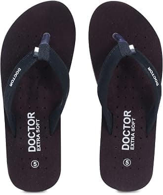 DOCTOR EXTRA SOFT House Slipper for Women's Care Dr Orthopaedic Super Comfort Fitting Flat Cushion Chappal Flip-Flop for Ladies and Girl’s على Amazon.ae - متتبع الأسعار
