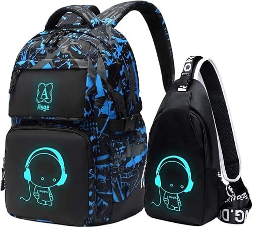 Asge Unisex-Adults Rucksack School backpack set on Amazon.ae - Price Tracker