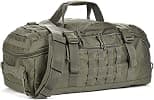 Travel Duffle Bag Backpack for Men - Large Tactical Bags Weekender Gym Bag for Overnight Traveling Military Workout Deployment Sports (Green, 80L) - Best Deal Finder