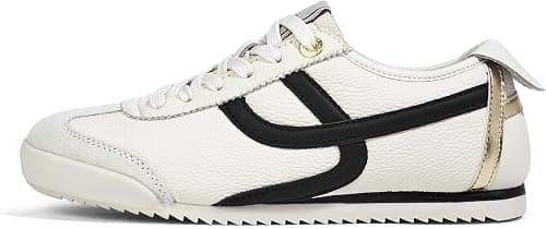LUCKY STEP Women's Retro Fashion Sneakers Thin Sole Casual Walking Lightweight Tennis Trainers Running Gym Workout Classic Comfortable Athletic Shoes على Amazon.ae - متتبع الأسعار