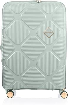 American Tourister Instagon Suitcase, Check-In Size 69 cm / 25 inch, 4 Double Wheels, Hard Top, PP, Pastel Green|Security Zipper|TSA 008 Lock|Shock Absorb Wheels|Expandable - 3 Years Global Warranty on Amazon - Best Deal Finder