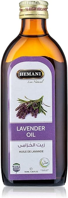 Hemani Lavender Oil, 150ml - 100% Pure & Natural - for Helps in distressing and promotes sleep, essential oils for soothing massage on Amazon.ae - Price Tracker