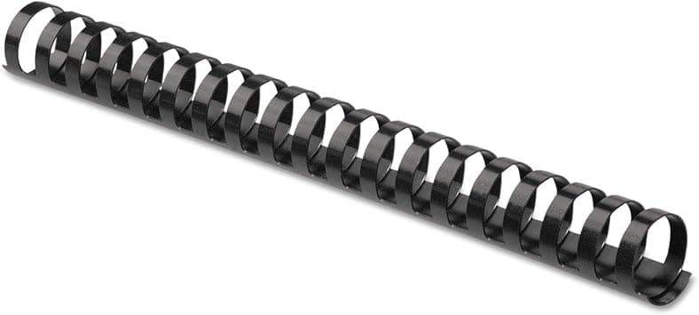 Fellowes Plastic Comb Bindings, 1 Inch, 200-Sheet Capacity, Black, 10 per Pack (52383) - Best Deal Finder