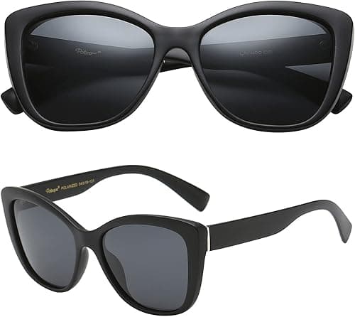 PolarSpex Cat Eye Sunglasses for Women - Trendy & Polarized Oversized Womens Sunglasses - Fashionable Shades for Women on Amazon.ae - Price Tracker