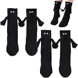 Couple Holding Hands Socks, Funny Magnetic Hand Socks, Unisex Mid Tube Couples, Holiday Couple, Gift, Comfortable & Durable - Best Deal Finder
