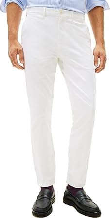 Tommy Hilfiger mens Chino Pants Stretch Slim-Fit Casual Pants on Amazon.ae - Price Tracker