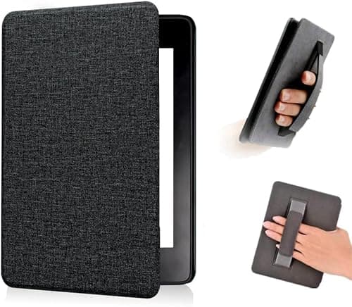 T Tersely Smart Case for Kindle Paperwhite 12th Gen, Hand Strap Black على Amazon.ae - متتبع الأسعار