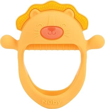Nuby Silicone Wrist Teething Mitten, BPA Free, 3+ Months, Lion - Amazon.ae Price Tracker