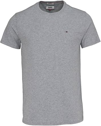 Tommy Jeans Men's Tjm Xslim Jersey Tee Dm0dm04411 S/S T-Shirt (pack of 1) on Amazon.ae - Price Tracker
