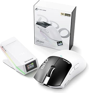 ATTACK SHARK X11 PRO V2 Wireless Gaming Mouse with TFT Dock, Black White A on Amazon - Best Deal Finder