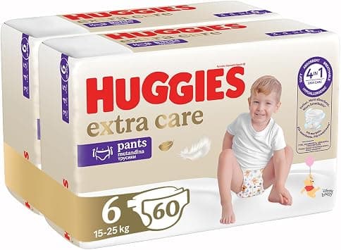 Huggies Extra Care Pants with Disney Design Size 6 60 Nappies (2x30) Half Month Box - Best Deal Finder