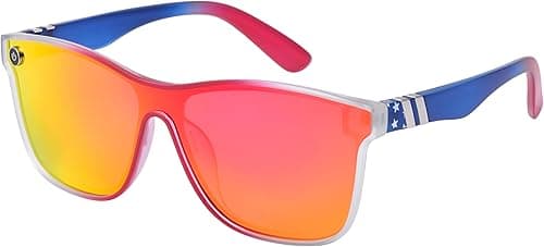 Mass Vision 'The Prime Time' Trendy Sport Sunglasses for Men & Women – Lightweight One-Piece Lens, UV Protection, Stylish Fit on Amazon.ae - Price Tracker