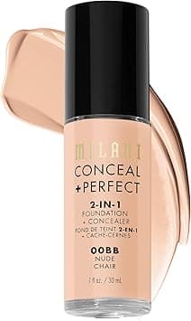 Milani Conceal Perfect 2-in-1 Foundation Concealer - Nude (1 Fl. Oz.) Cruelty-Free Foundation that Covers Under-Eye Circles, Blemishes & Skin Discoloration for a Flawless Finish on Amazon.ae - Price Tracker