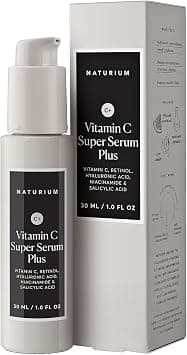 Naturium Vitamin C Super Serum Plus, Smoothing Face Care, plus Retinol, Hyaluronic Acid, Niacinamide & Salicylic Acid, 1 oz - Best Deal Finder