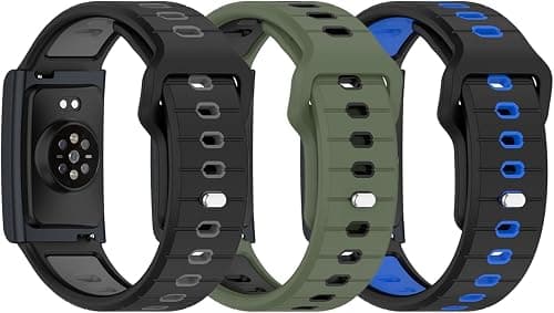 Bands Compatible for Amazfit Helio Strap/Active Max/Bip 6/Bip 5/Balance 2/Balance Soft SIliocne Replacement Straps for Amazfit Active Max Smartwatch on Amazon.ae - Price Tracker